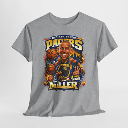 Pacers Miller 3-Point King Basketball T-Shirt