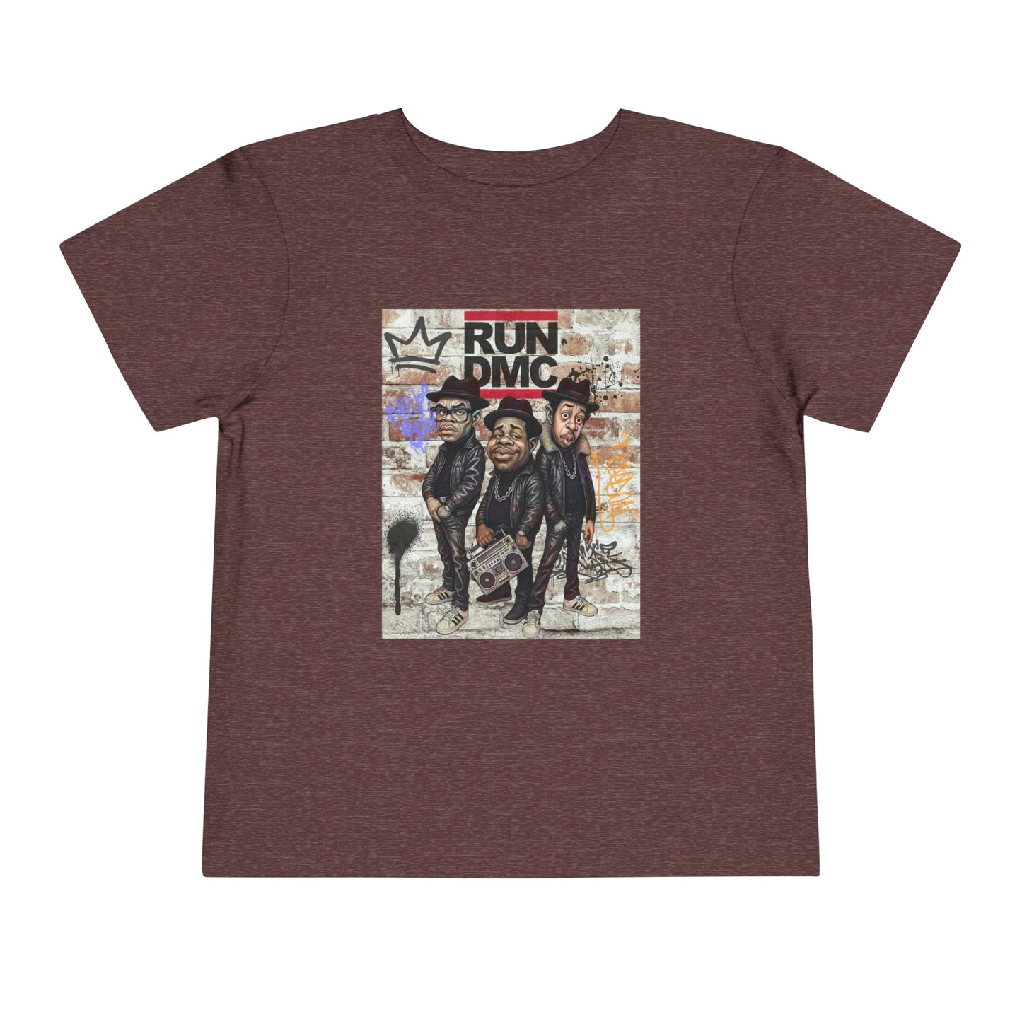 Toddler Short Sleeve Tee with Iconic Design, Hip-Hop Kids Shirt, Music Lover Gift, Birthday Outfit, Cool Toddler Apparel