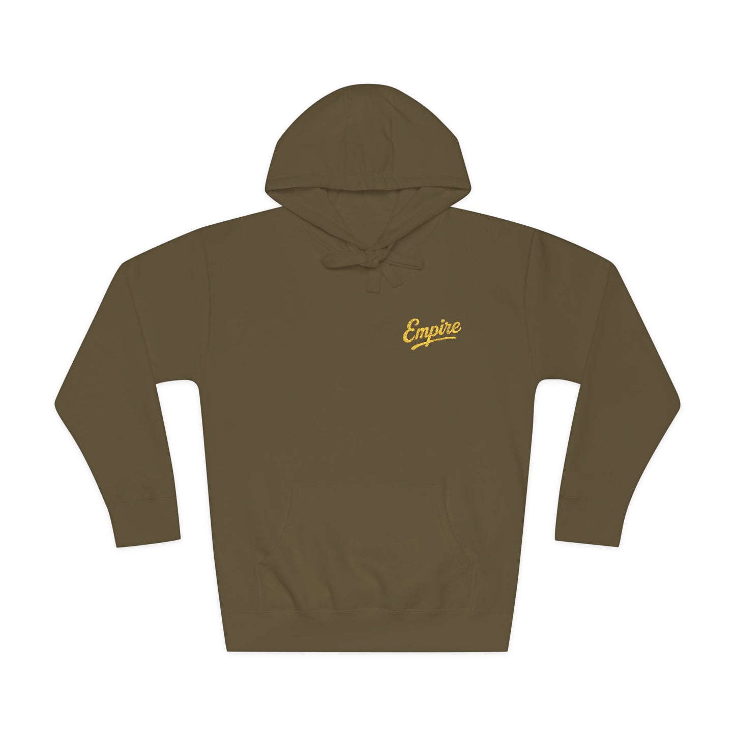 EMPIRE Unisex Fleece Hoodie with Embroidered Design