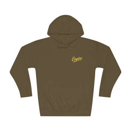 EMPIRE Unisex Fleece Hoodie with Embroidered Design