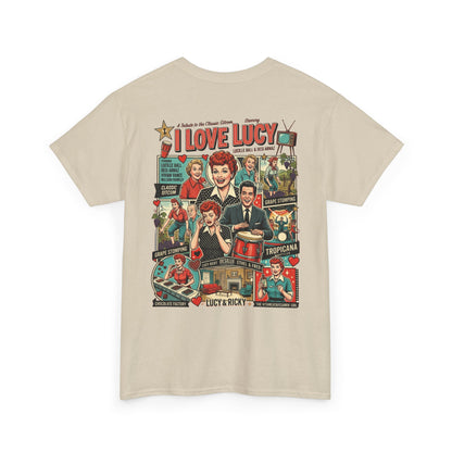 I Love Lucy Retro Collage T-Shirt