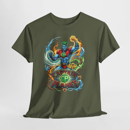 'Captain Planet' Vintage Comic Superhero T-Shirt