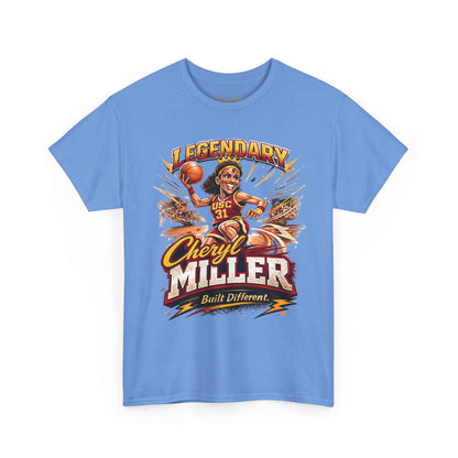 Legendary Cheryl Miller Basketball T-Shirt — 4x NCAA Champion, 1984 Gold Medalist