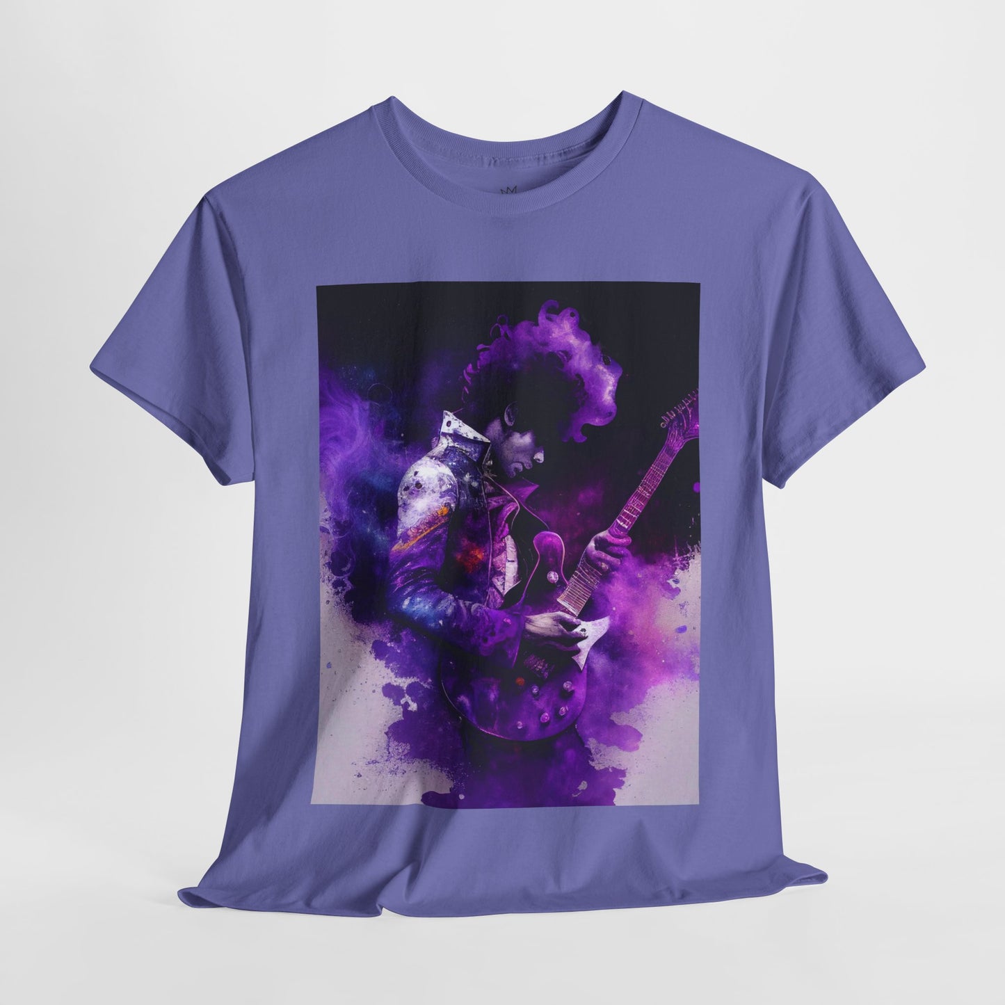 "The Artist" Vibrant Artistic Guitar Tee - Music Lover Gif