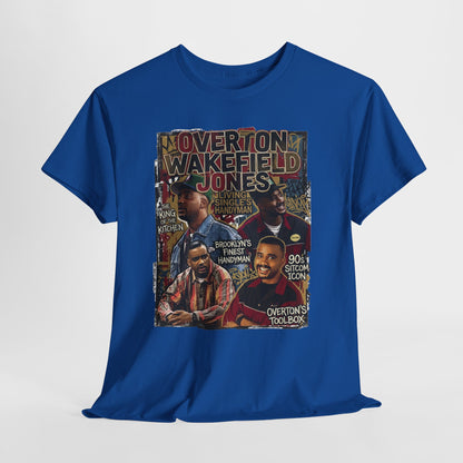 Vintage Living Single Collage T‑Shirt — Overton Wakefield Jones Graphic Tee