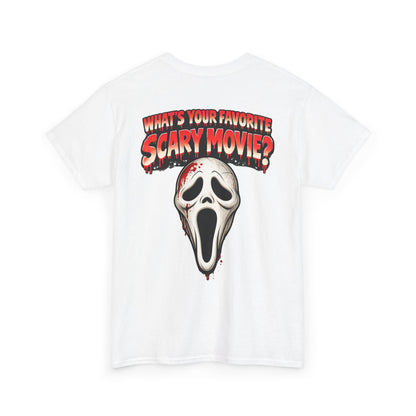 Scary Guy "Let's Get Stabby" Halloween Tee — Scream Mask Horror Movie T-Shirt