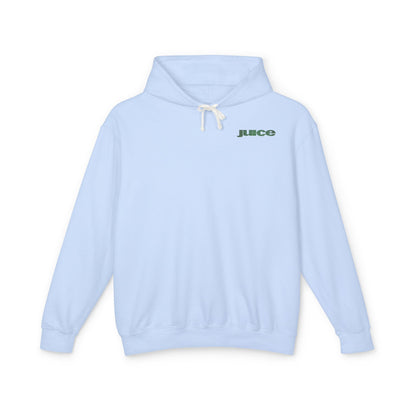 Steel "Juice" Graphic Hoodie — "I Was Doin' the Hootchy-Kootchy, My Friend" Vintage Movie Portrait