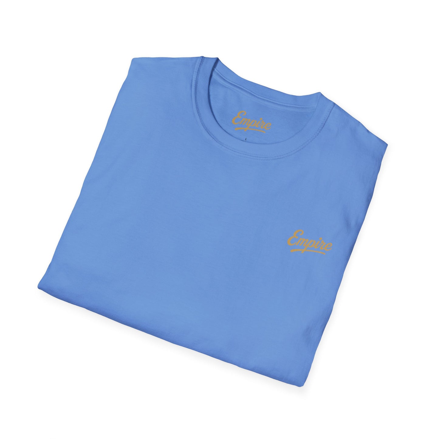 Softstyle Gold 'Empire' Logo T-Shirt