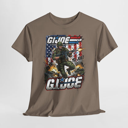 GI Joe Graphic Tee – Vintage Military Action Poster T-Shirt