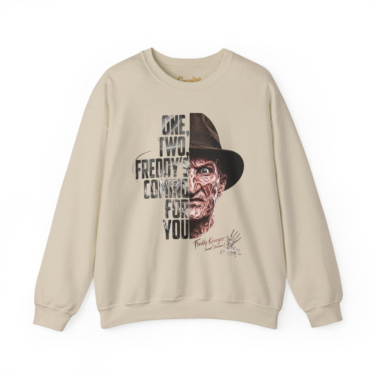 Freddy Krueger 'One, Two, Freddy's Coming For You' Crewneck Sweatshirt
