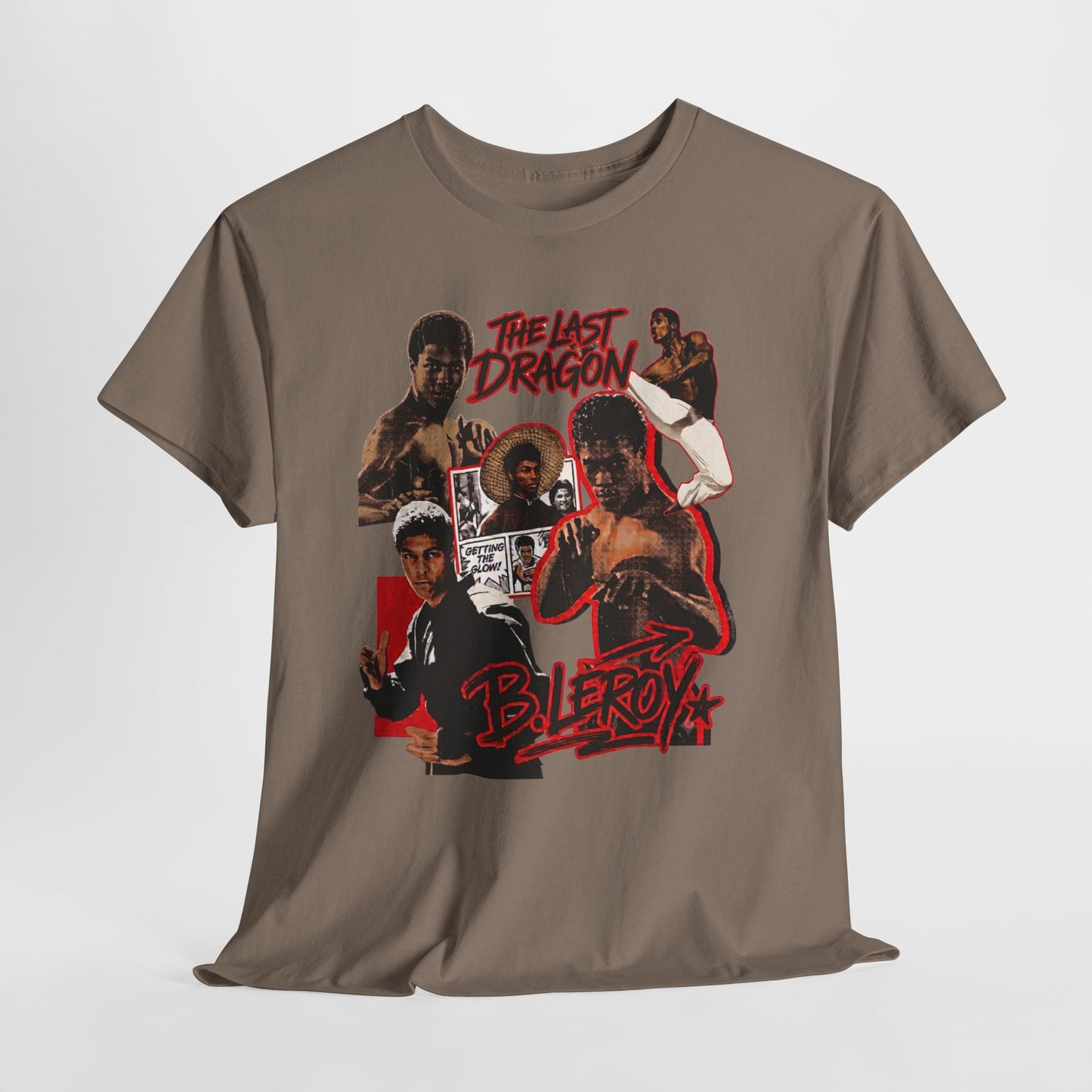 The Last Dragon Collage Tee — Retro Martial Arts Movie Poster T-Shirt