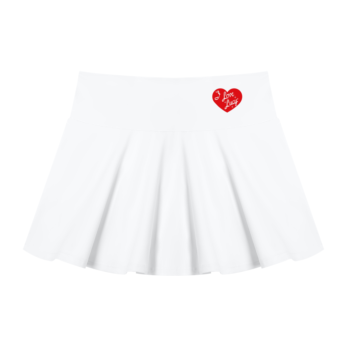 I Love Lucy Women’s Pleated A-Line Skirt