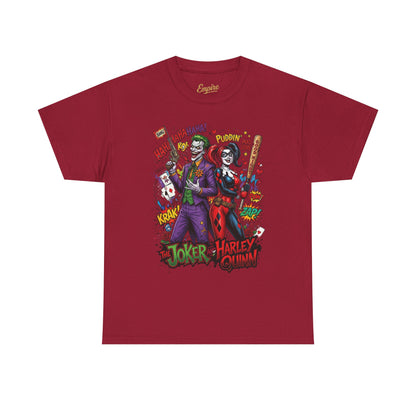 Graphic Tee — Joker & Harley Comic Art T-Shirt