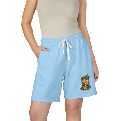 Vintage “Popeye’s Spinach” Graphic Sweat Shorts — Lightweight Fleece Lounge Shorts