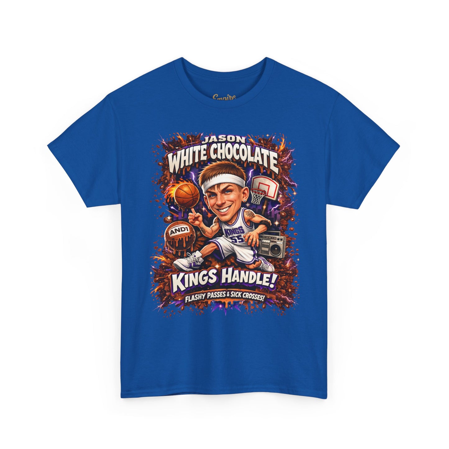 White Chocolate Kings Handle Basketball T-Shirt