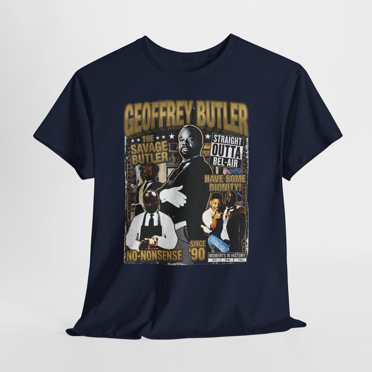 Geoffrey Butler Graphic Tee — "Savage Butler" Vintage Sitcom Tribute T-Shirt