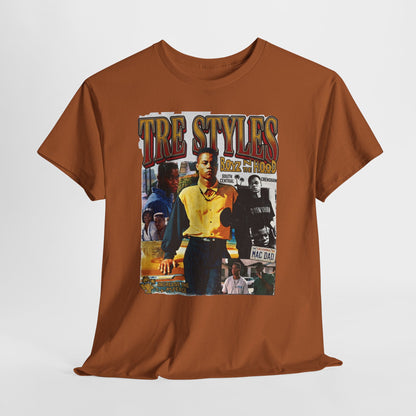 Tre Styles Graphic Tee — Vintage Collage T‑Shirt