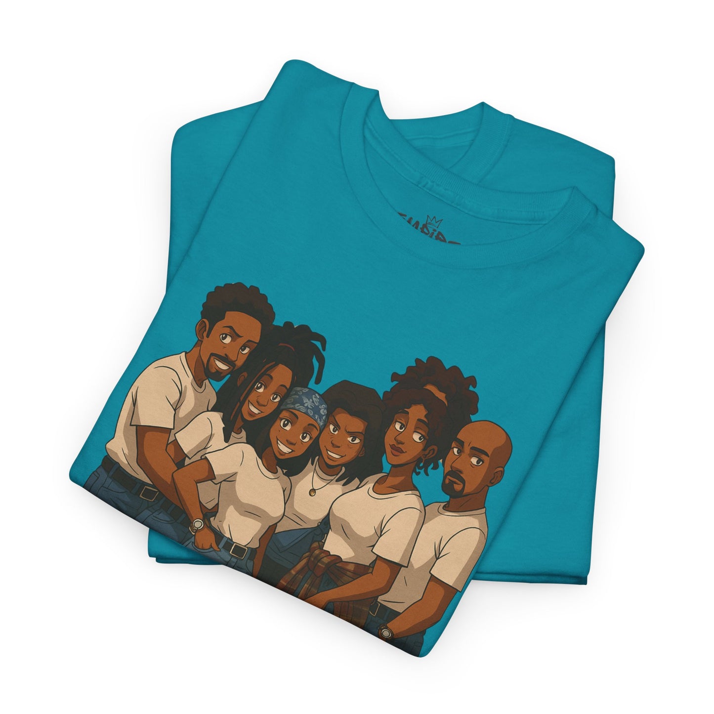 Living Single Unisex Heavy Cotton Tee - Nostalgic TV Show T-Shirt for Fans