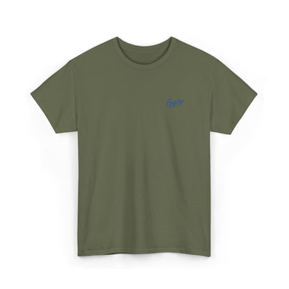 Signature Embroidered Empire Royal Blue Chest Logo T-Shirt