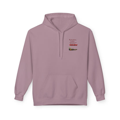 'Krustywise' Creepy Clown Design, "You’ll Float Too" Midweight Softstyle Fleece Hoodie