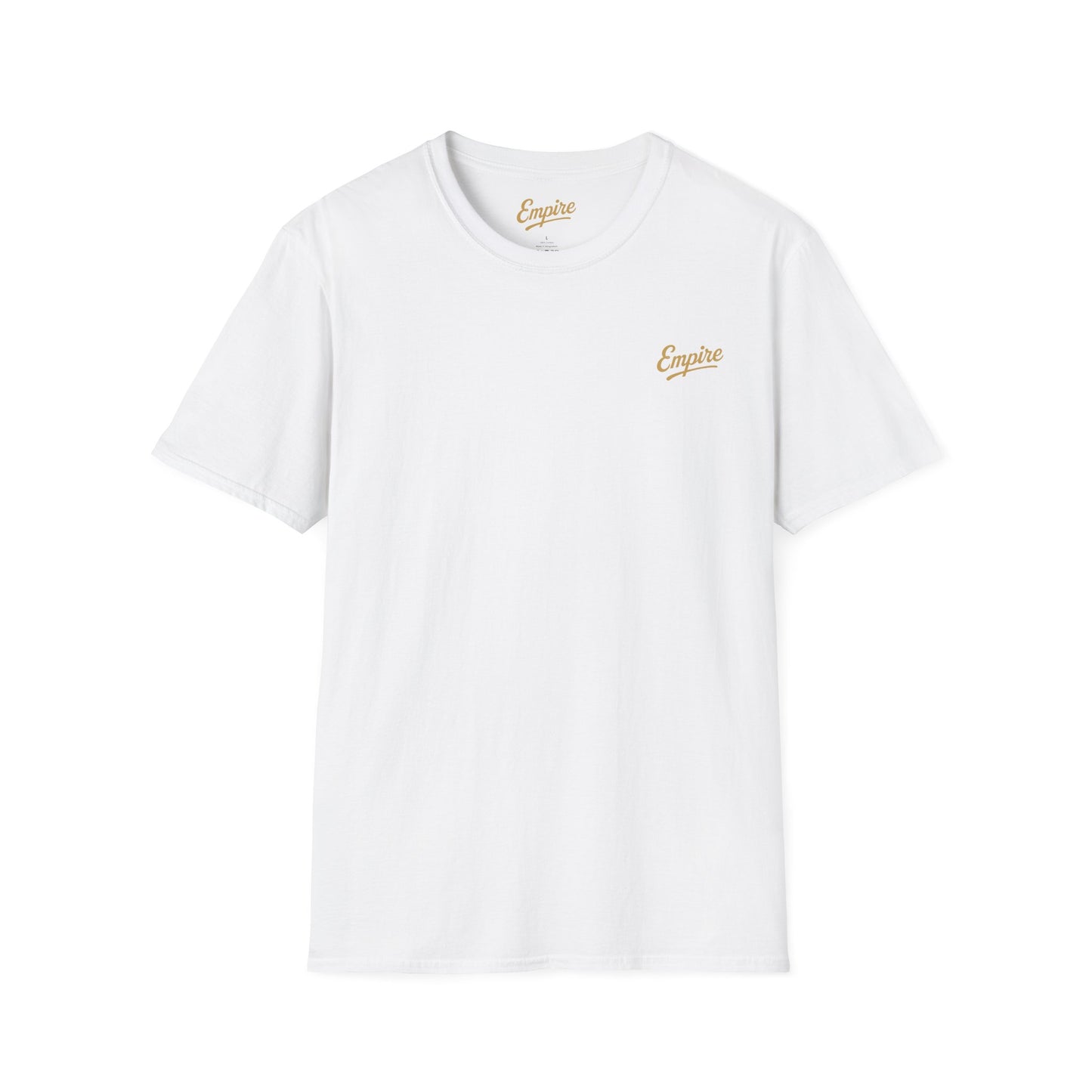Softstyle Gold 'Empire' Logo T-Shirt