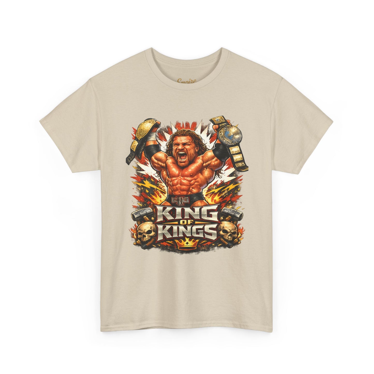 King of Kings Tee - Retro Wrestling Champion Graphic T-Shirt