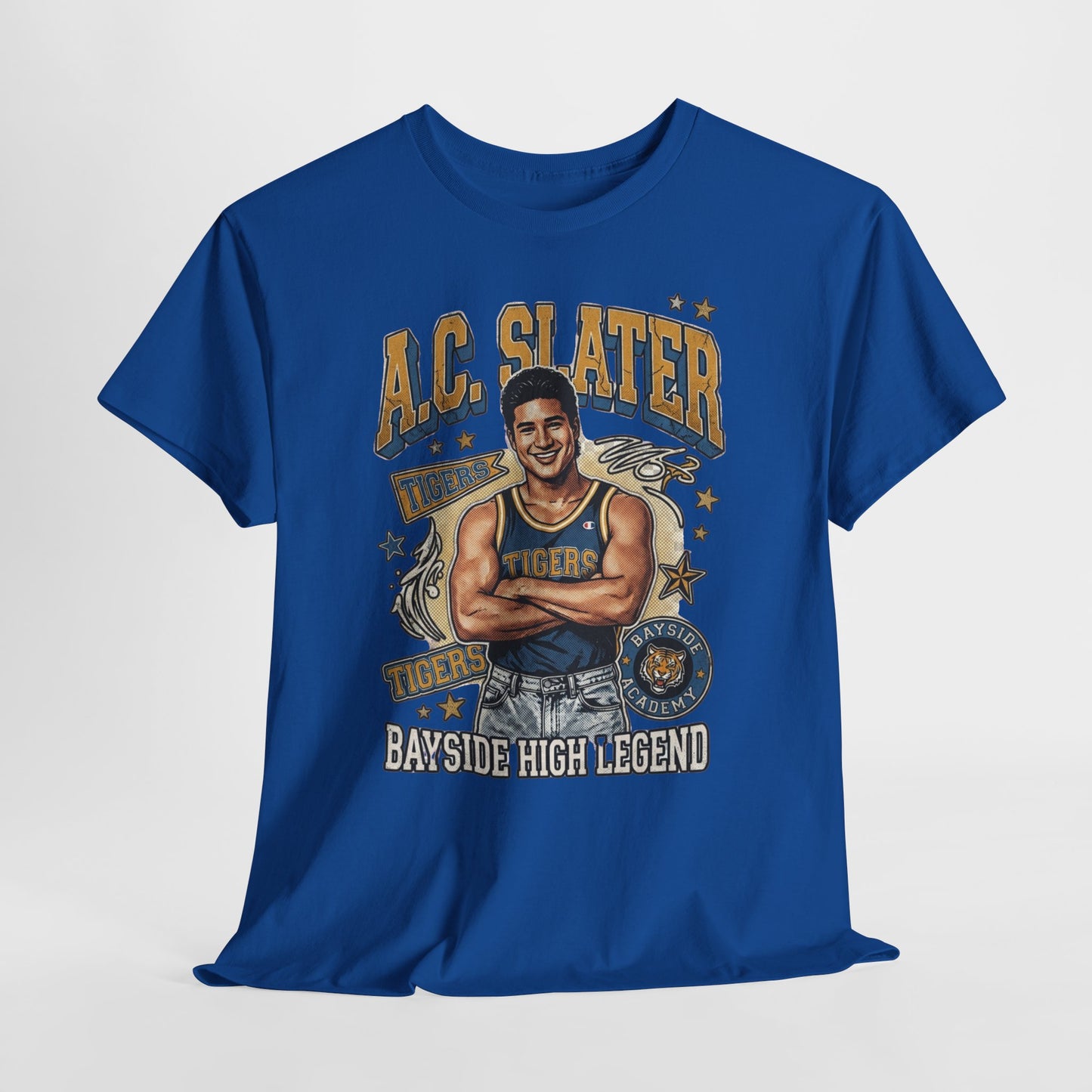 AC Slater Bayside High Legend Tee — Saved by the Bell Retro Football Shirt