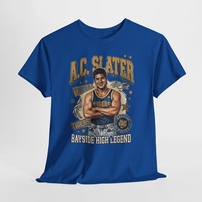 AC Slater Bayside High Legend Tee — Saved by the Bell Retro Football Shirt