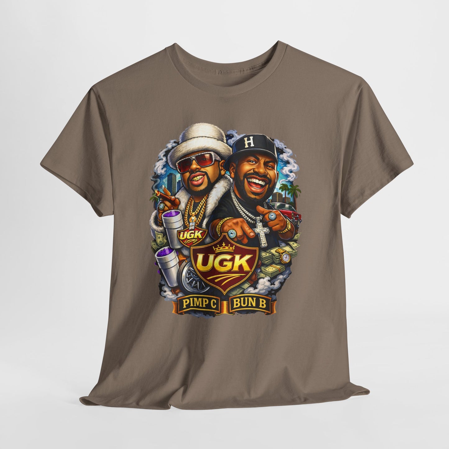 UGK Pimp & Bun B Graphic T-Shirt — Retro Hip Hop Tribute Tee