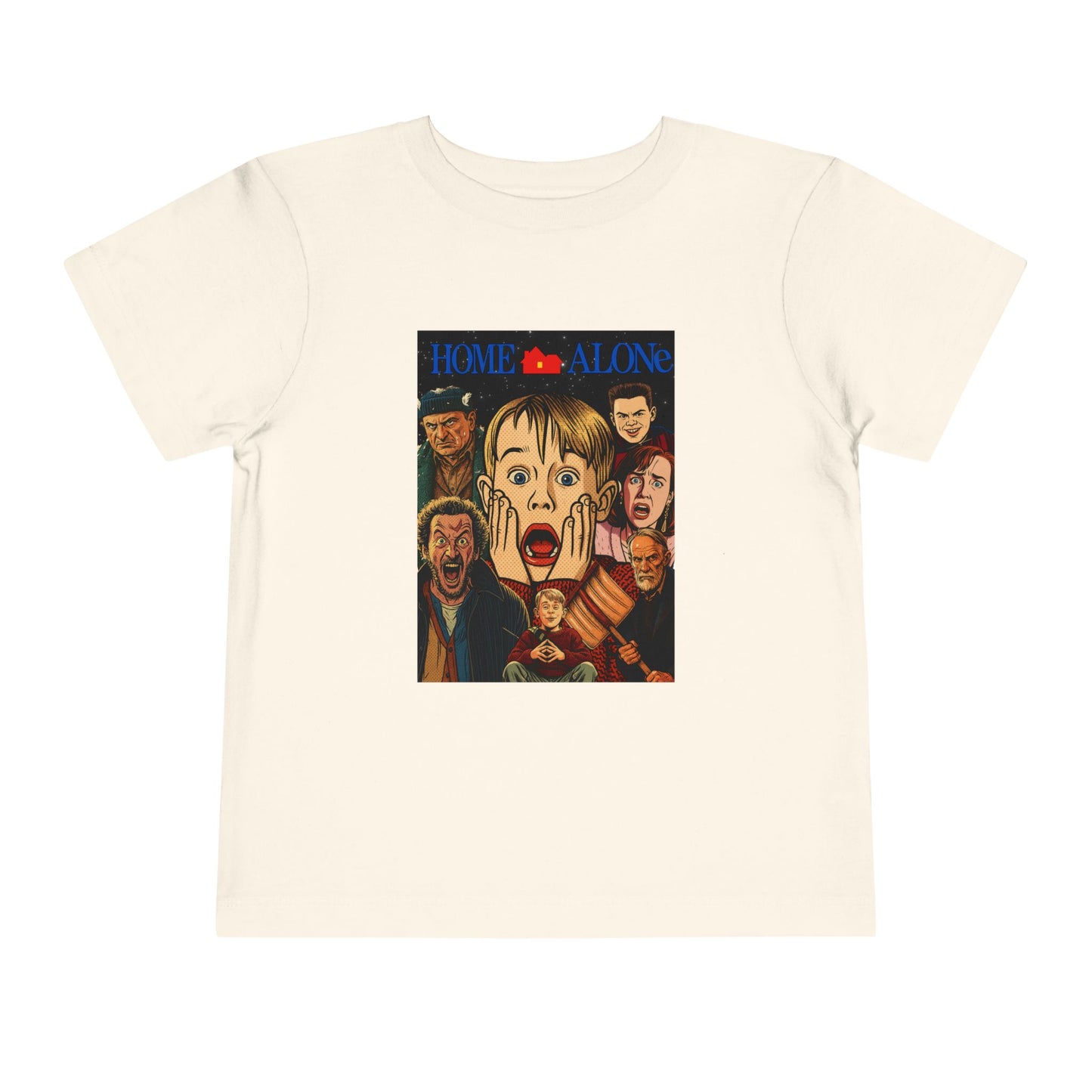 Home Alone Toddler Tee, Kid's Movie Shirt, Funny Kids T-Shirt, Halloween Costume, Birthday Gift for Boys and Girls