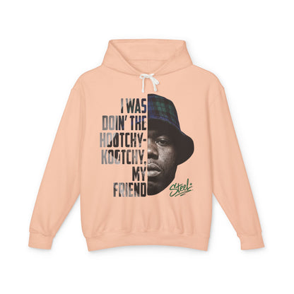 Steel "Juice" Hootchy Kootchy Hoodie – Vintage Movie Portrait Pullover