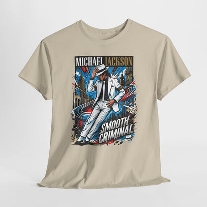 MJ "Smooth Criminal" Graphic Tee - Retro Pop Art Music T-Shirt