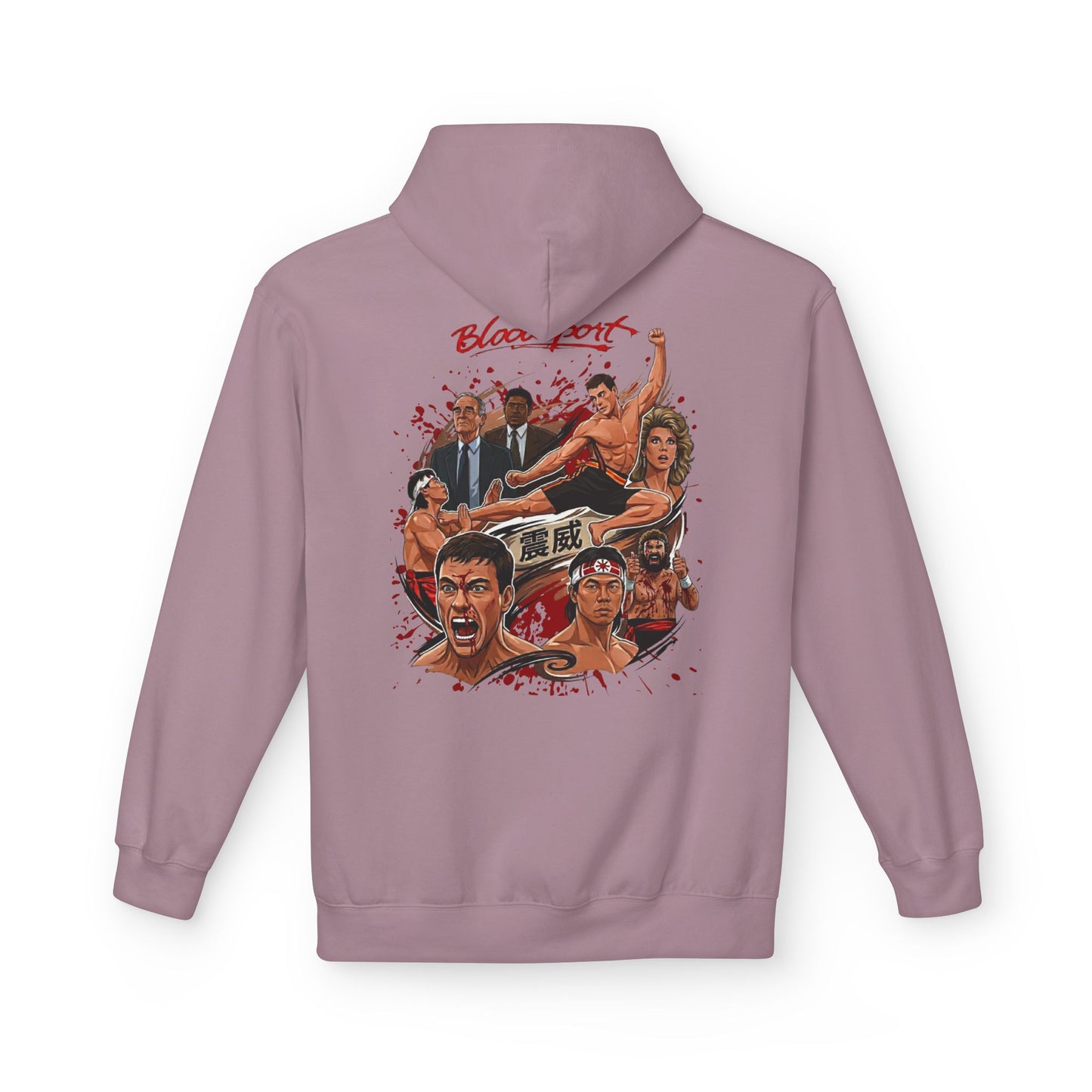 Bloodsport Vintage Collage Graphic Hoodie