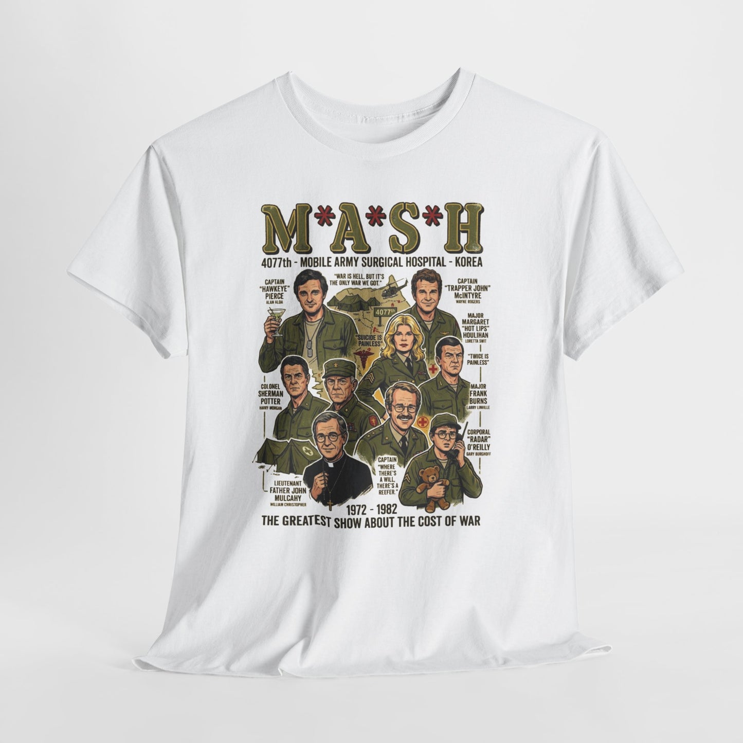 MASH TV Cast Graphic Tee