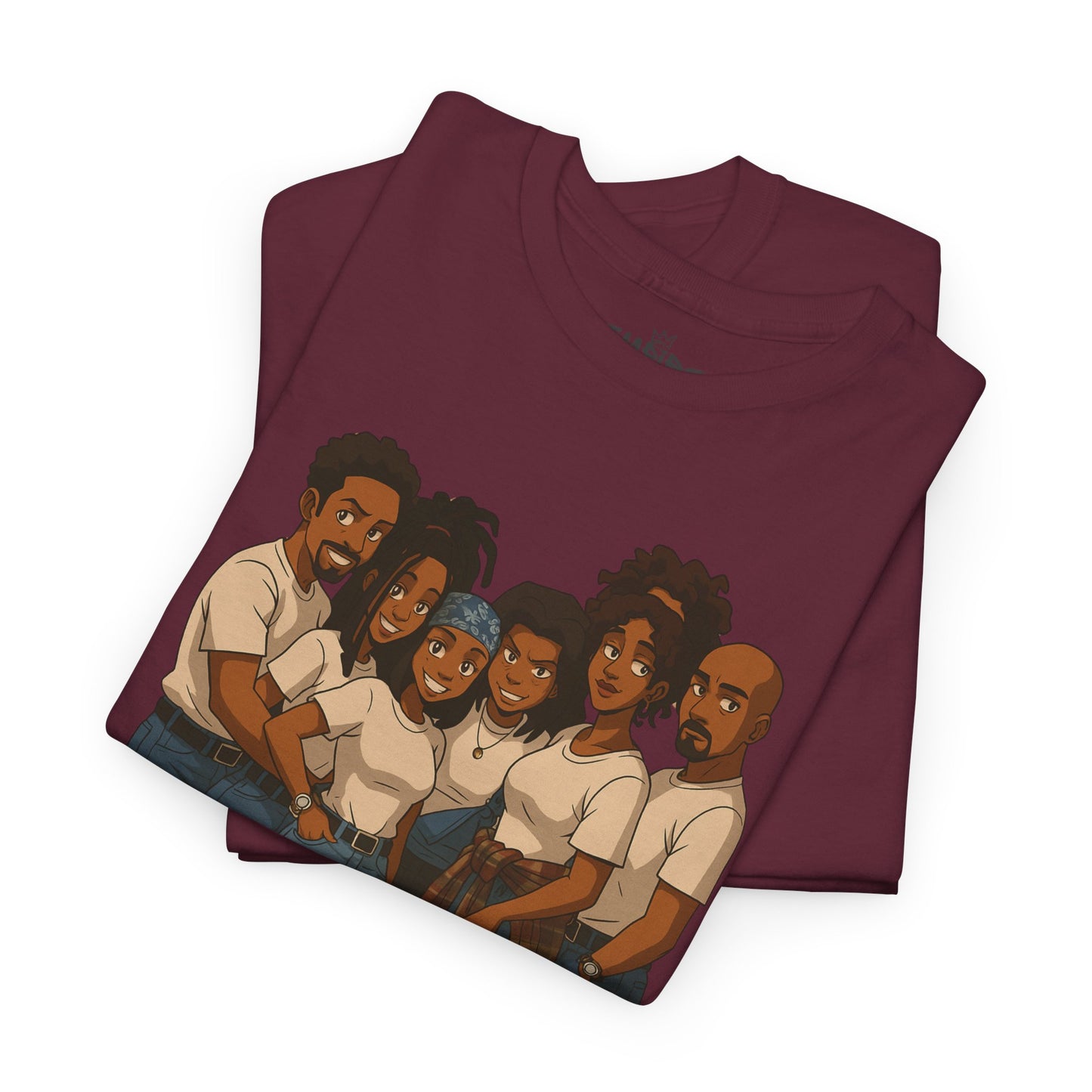 Living Single Unisex Heavy Cotton Tee - Nostalgic TV Show T-Shirt for Fans