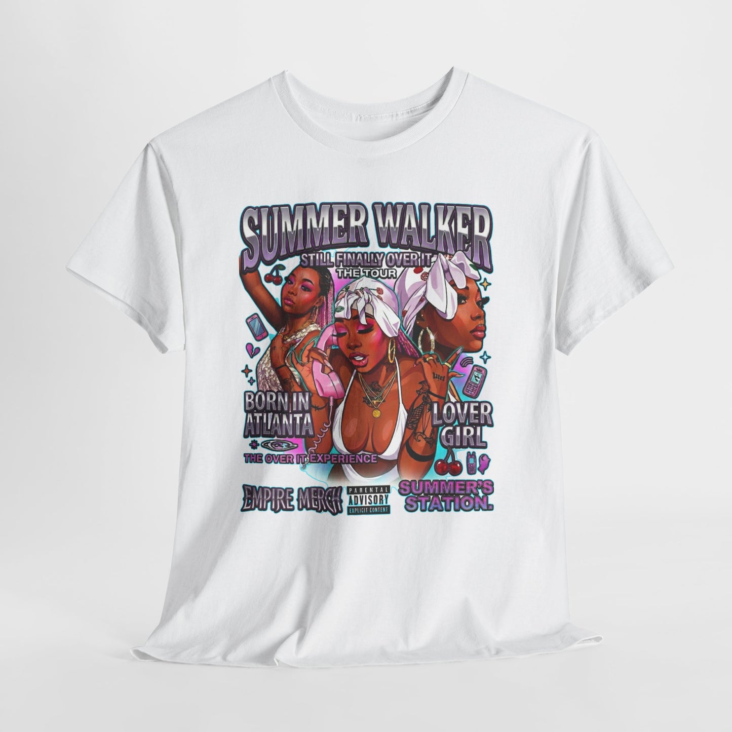 Summer Graphic Tee — "Born in Atlanta" Soulful R&B Tribute Shirt
