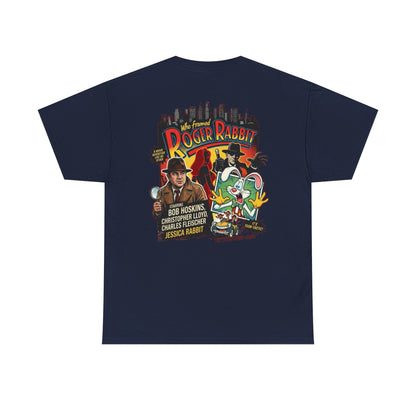 Who Framed Roger Rabbit Poster Tee — Retro Movie Graphic T-Shirt