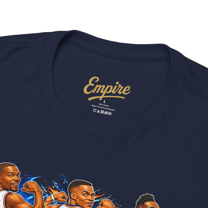 OKC Thunder Caricature Basketball T-Shirt — Team Players Graphic Tee