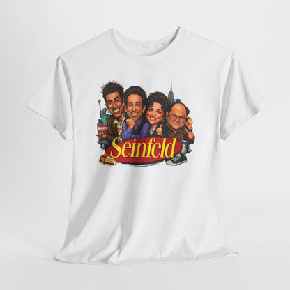 Seinfeld Cast Retro TV Logo Tee