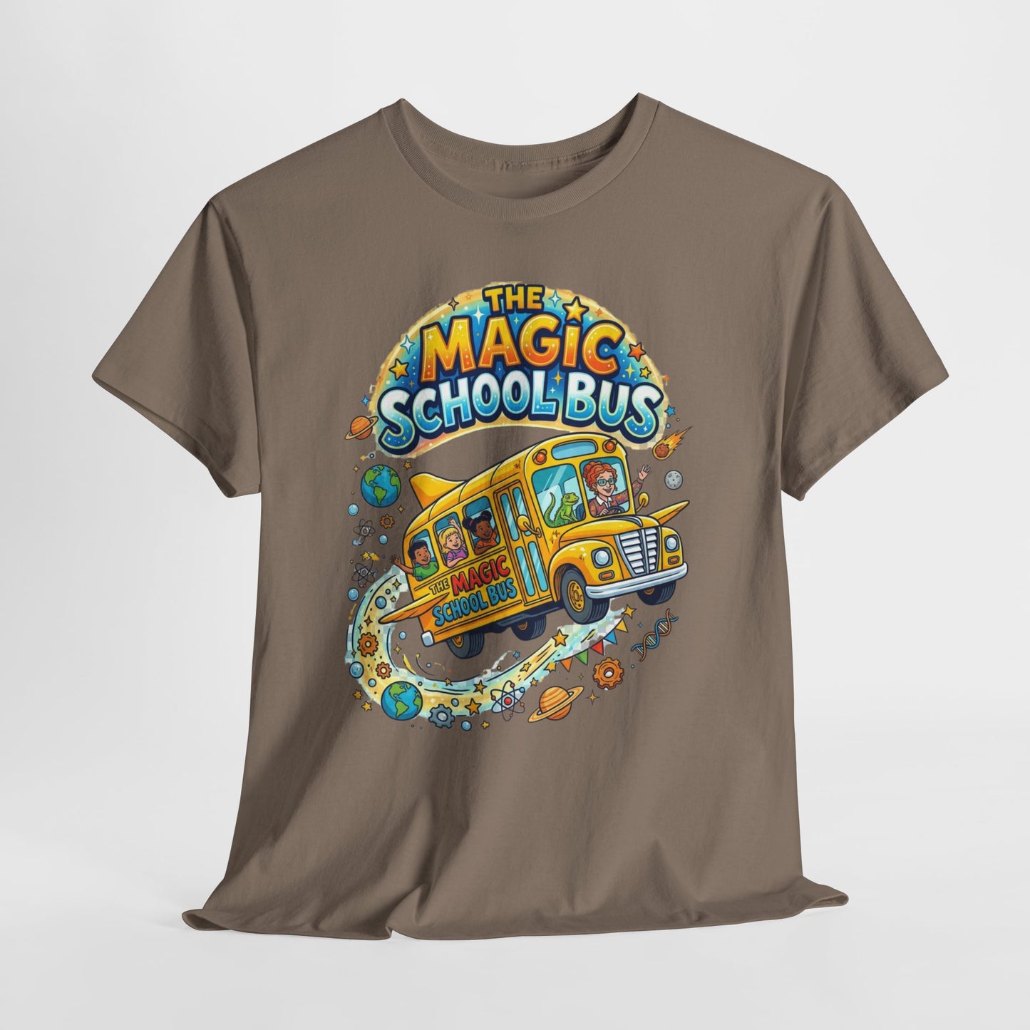 The Magic School Bus T-Shirt – Kids Retro Educational Cartoon Tee