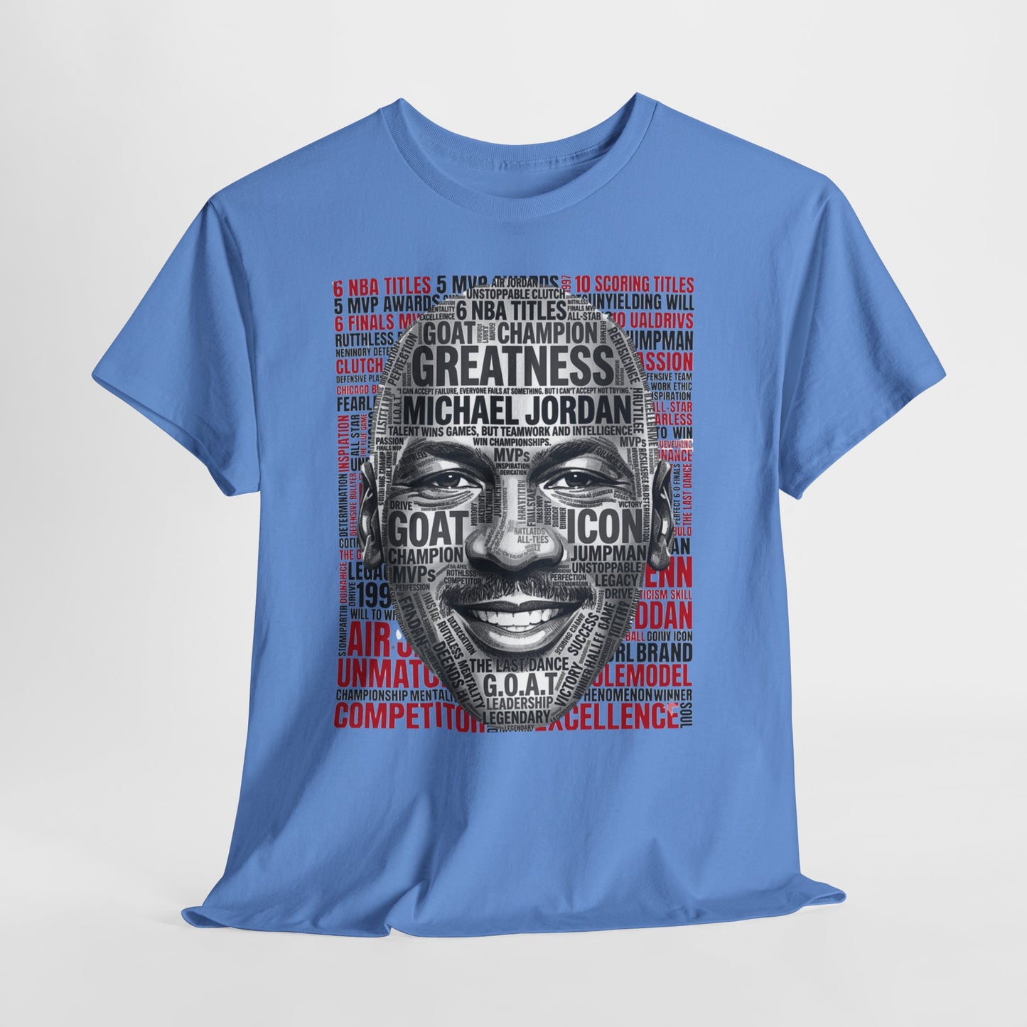 Greatness Icon T-Shirt — Motivational Basketball Portrait Tee