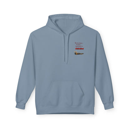 'Krustywise' Creepy Clown Design, "You’ll Float Too" Midweight Softstyle Fleece Hoodie