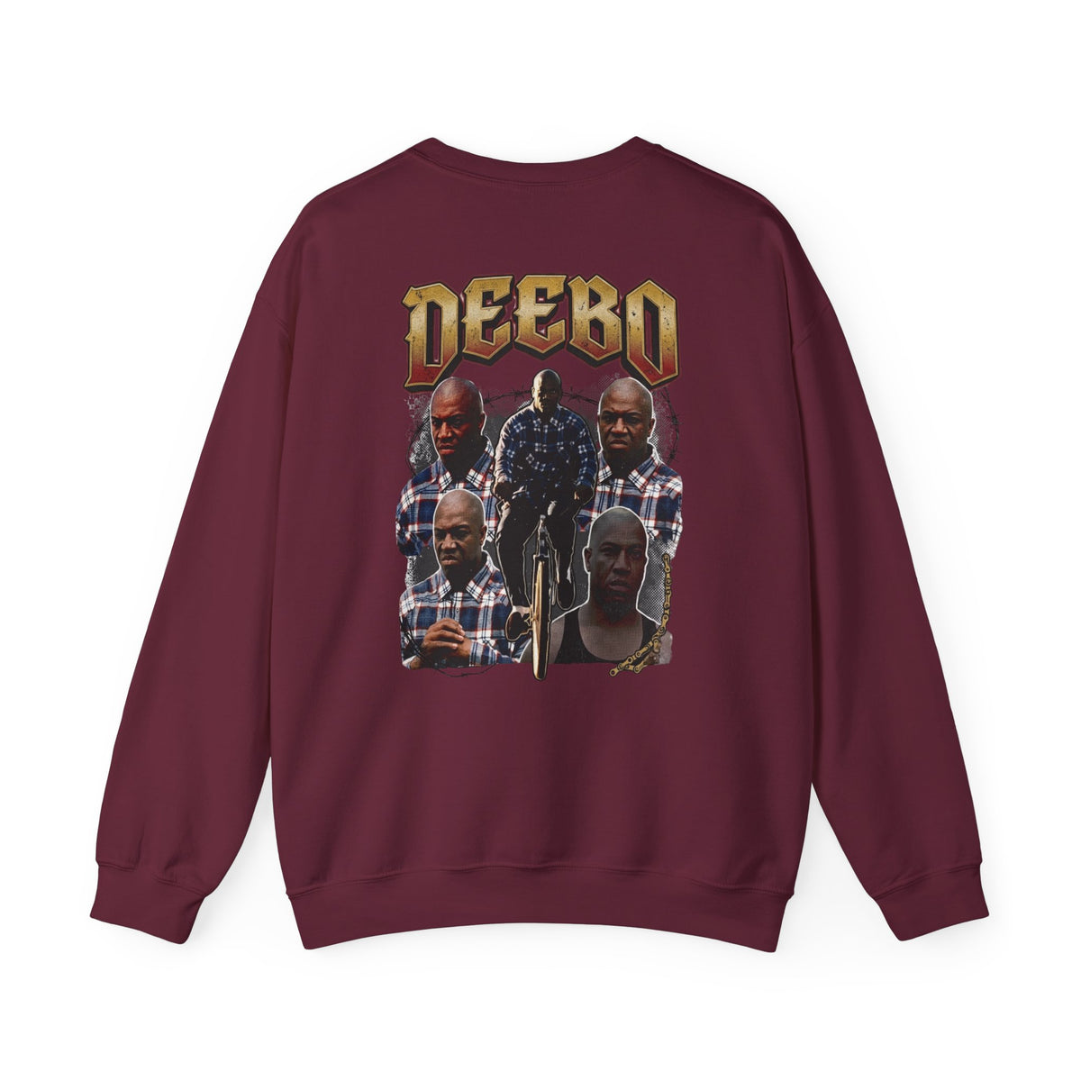 Deebo Graphic Crewneck Sweatshirt — Retro Streetwear Tribute