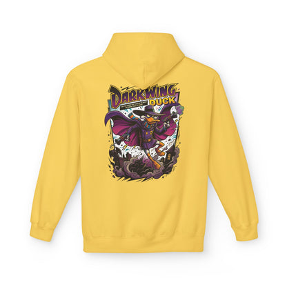Retro Darkwing Duck Graphic Hoodie | 90s Cartoon Nostalgia