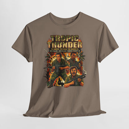 'Tropic Thunder' Action Movie Poster Tee