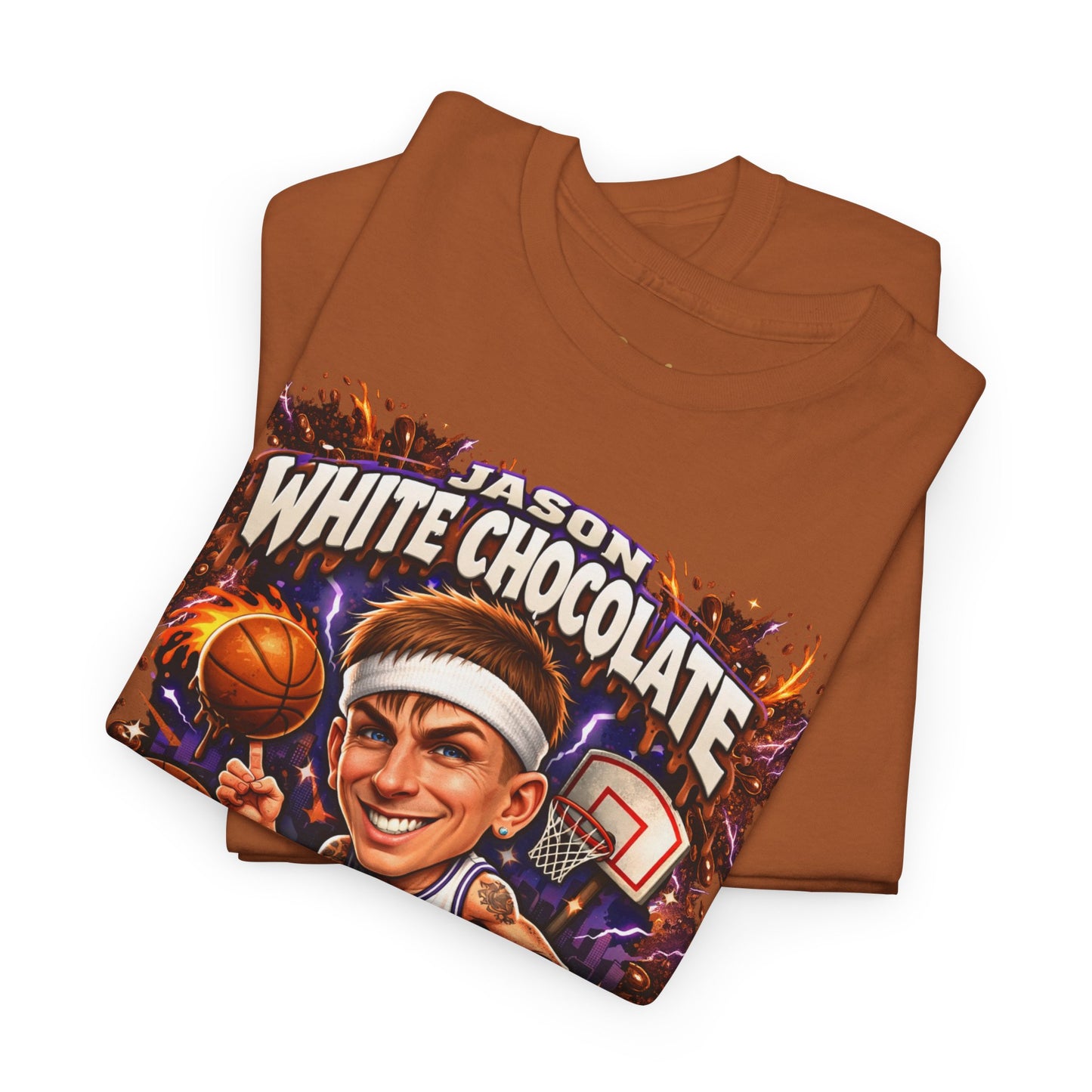 White Chocolate Kings Handle Basketball T-Shirt