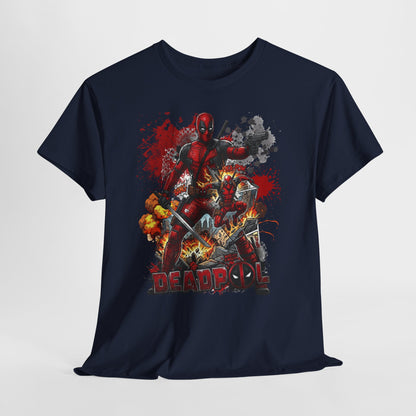 Deadpool Graphic Tee — Comic Action Superhero T‑Shirt