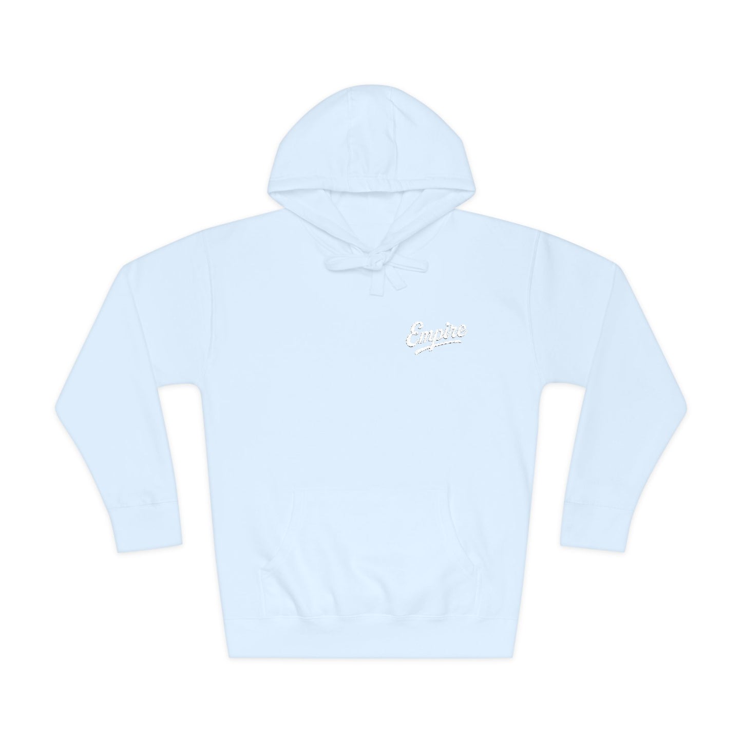 Empire Signature Embroidered Hoodie — Minimal Fleece with White 'Empire' Logo