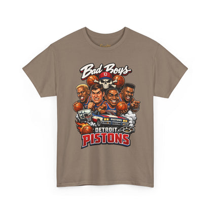 Detroit Pistons "Bad Boys" T-Shirt — Vintage Basketball Team Tee