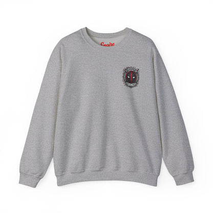 Deadpool Graphic Sweatshirt – Comic Superhero Crewneck